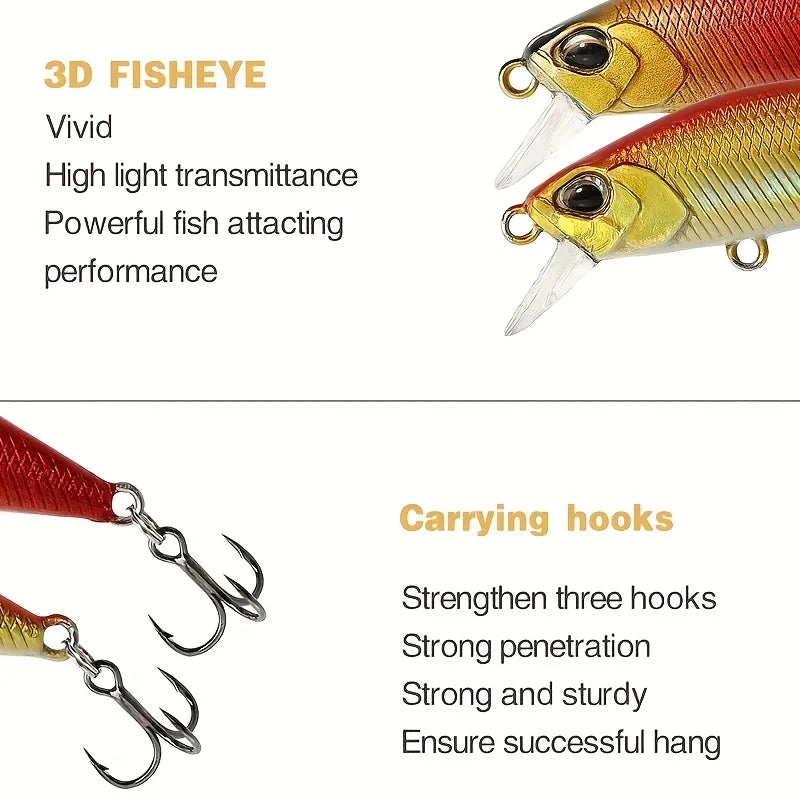 Lot De 15 Leurres Mini Minnow Coulants Pour Pêche — photo 8