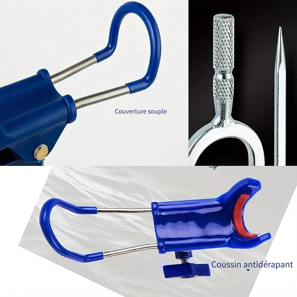Lot De 2 Porte-Cannes De Pêche En Acier Inoxydable — photo 3