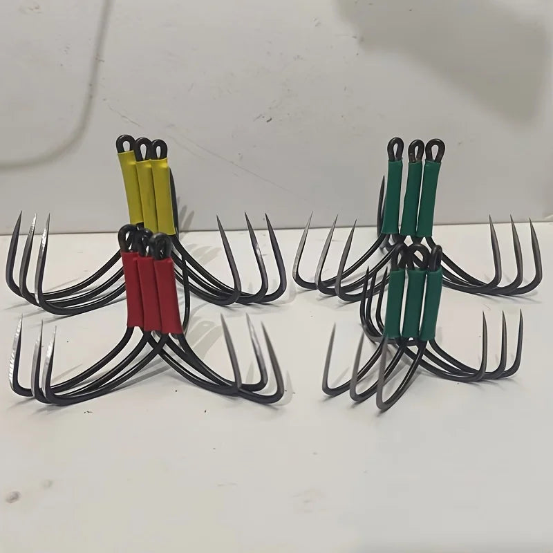 Lot De 3 Hameçons Triples En Acier Carbone — photo 3