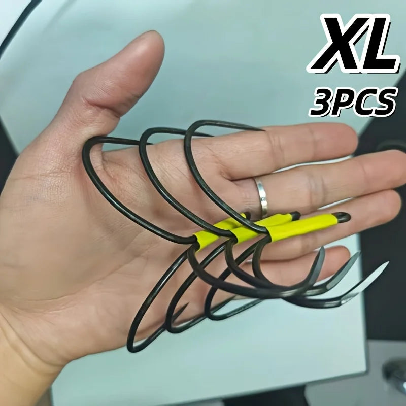 Lot De 3 Hameçons Triples En Acier Carbone — XL 3 Pièces, photo 8