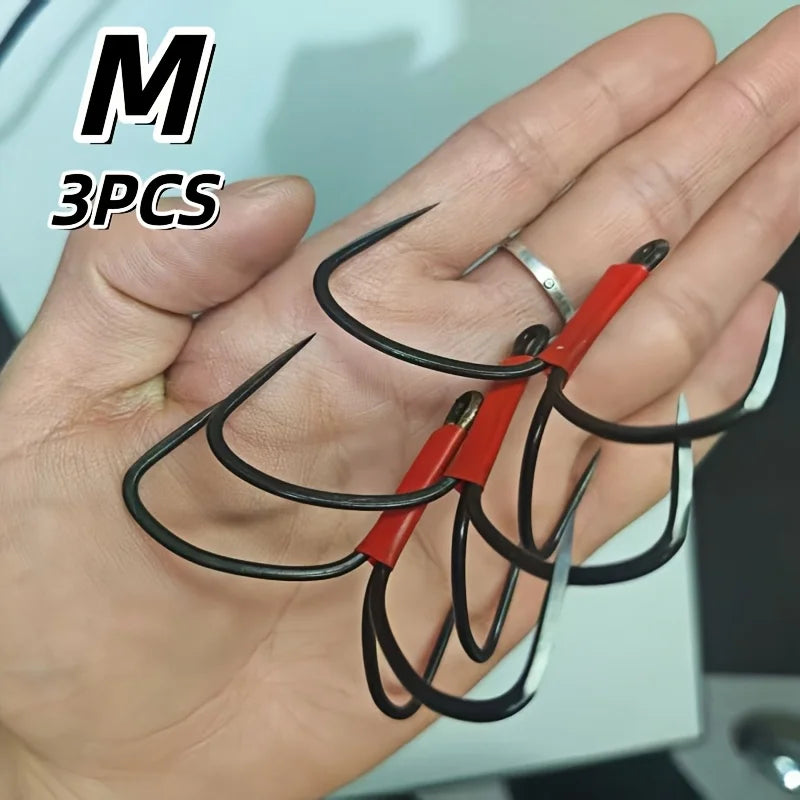 Lot De 3 Hameçons Triples En Acier Carbone — M 3 Pièces, photo 10