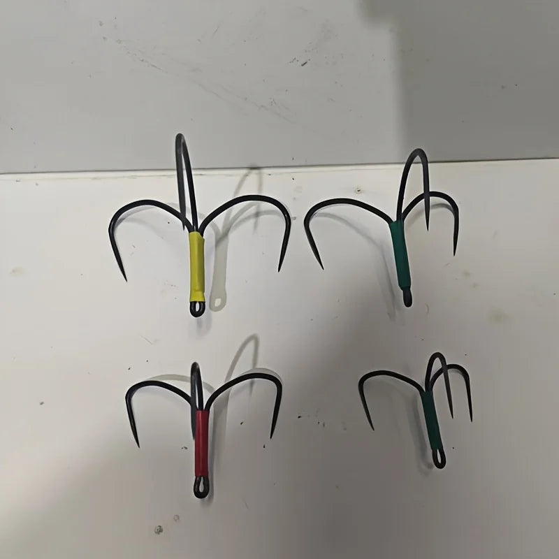 Lot De 3 Hameçons Triples En Acier Carbone — illustration 1 Image