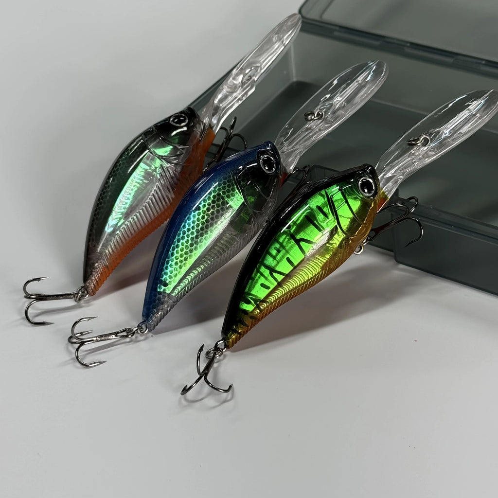 Lot De 3 Leurres Crankbait Lestés 12 Cm — photo 4