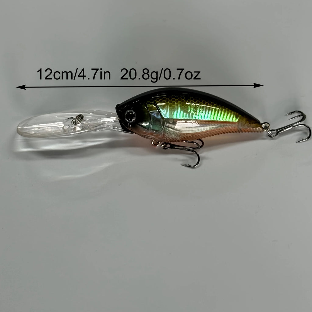 Lot De 3 Leurres Crankbait Lestés 12 Cm — photo 5