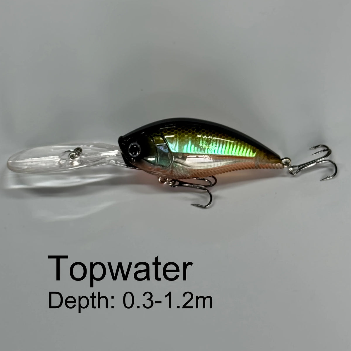 Lot De 3 Leurres Crankbait Lestés 12 Cm — photo 6