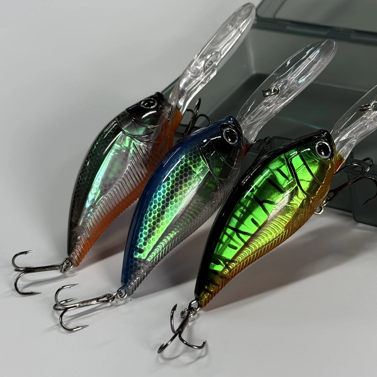 Lot De 3 Leurres Crankbait Lestés 12 Cm — illustration 2 Image