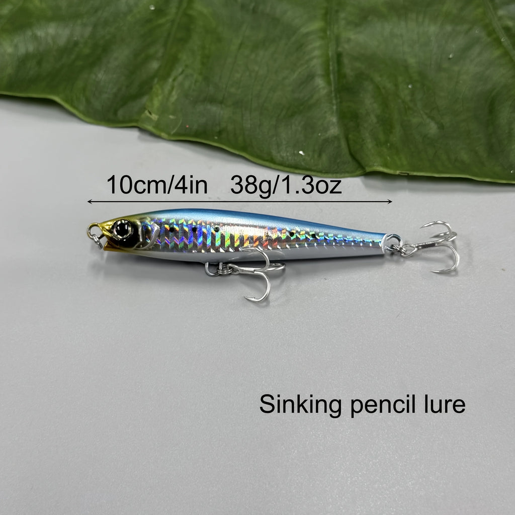 Lot De 3 Leurres Minnow Plongeants 10 Cm 38 G — photo 3