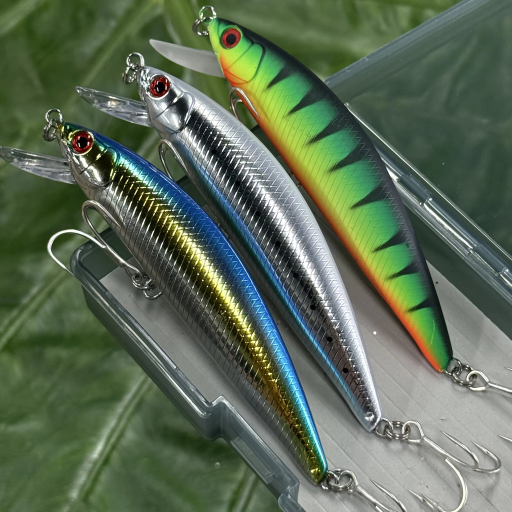 Lot De 3 Leurres Minnow Plongeants — photo 2