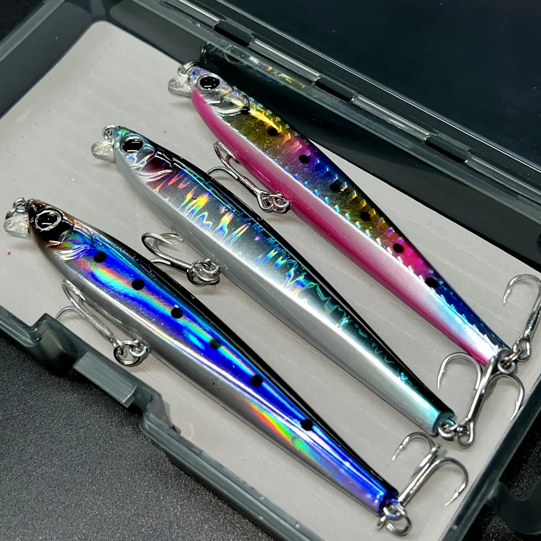 Lot De 3 Leurres Minnow Pour Pêche En Mer