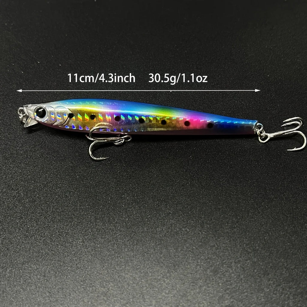 Lot De 3 Leurres Minnow Pour Pêche En Mer — photo 3