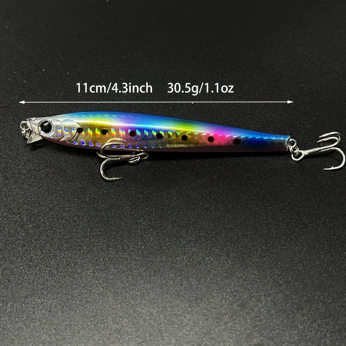 Lot De 3 Leurres Minnow Pour Pêche En Mer — photo 3