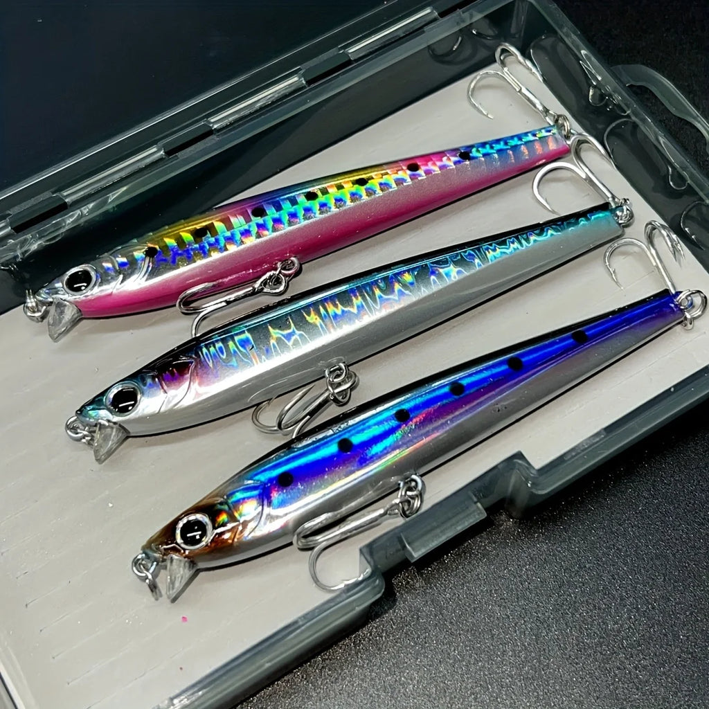 Lot De 3 Leurres Minnow Pour Pêche En Mer — photo 5