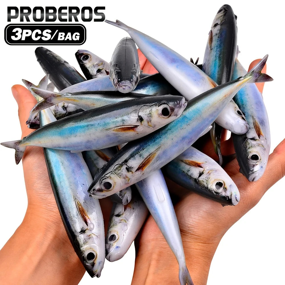 Lot De 3 Leurres Souples Pour Pêche En Mer — photo 2