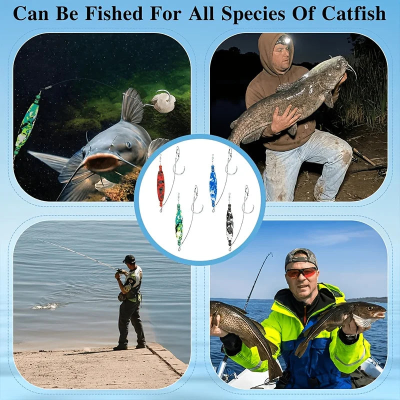 Lot De 4 Flotteurs De Pêche Au Poisson-Chat — photo 6