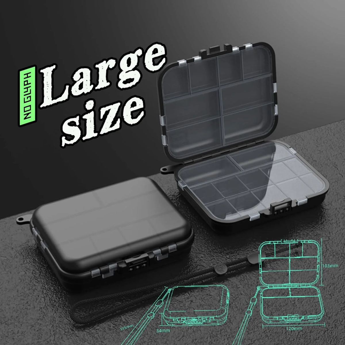Lot de 5 Boîtes De Rangement en PVC pour Pêche — photo 6