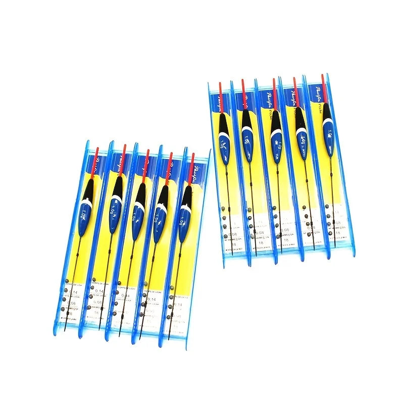 Lot De 5 Flotteurs Verticaux En Bois De Paulownia — illustration 3 Image