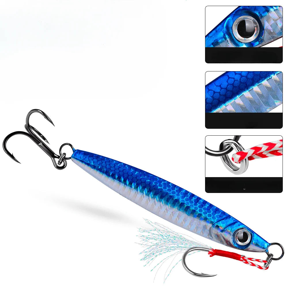 Lot De 5 Leurres De Pêche Jig De Lancer — photo 4