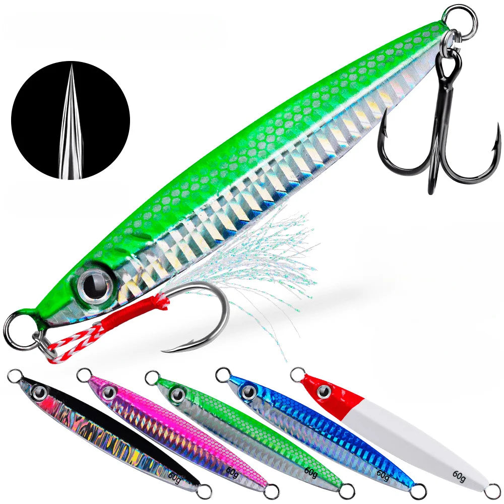 Lot De 5 Leurres De Pêche Jig De Lancer — photo 7