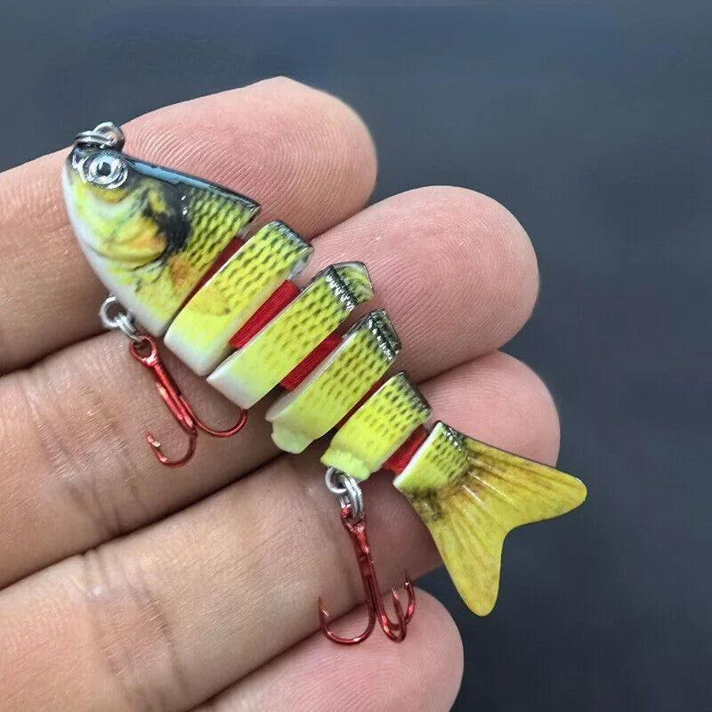 Lot De 5 Leurres De Pêche Miniatures Articulés — photo 5