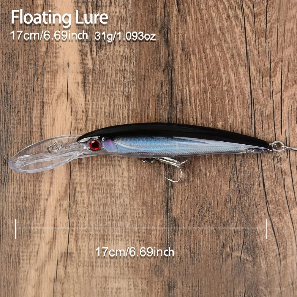 Lot De 5 Leurres De Surface Minnows 17 Cm — photo 3