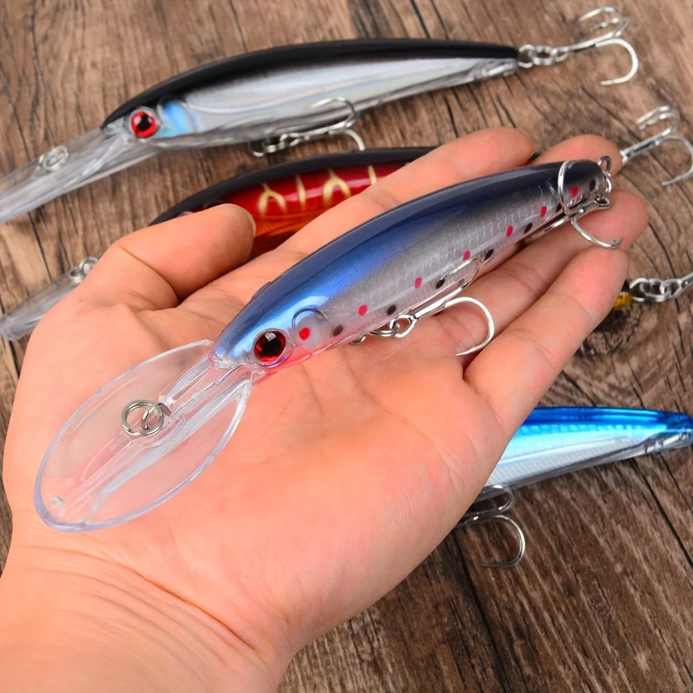 Lot De 5 Leurres De Surface Minnows 17 Cm — photo 5