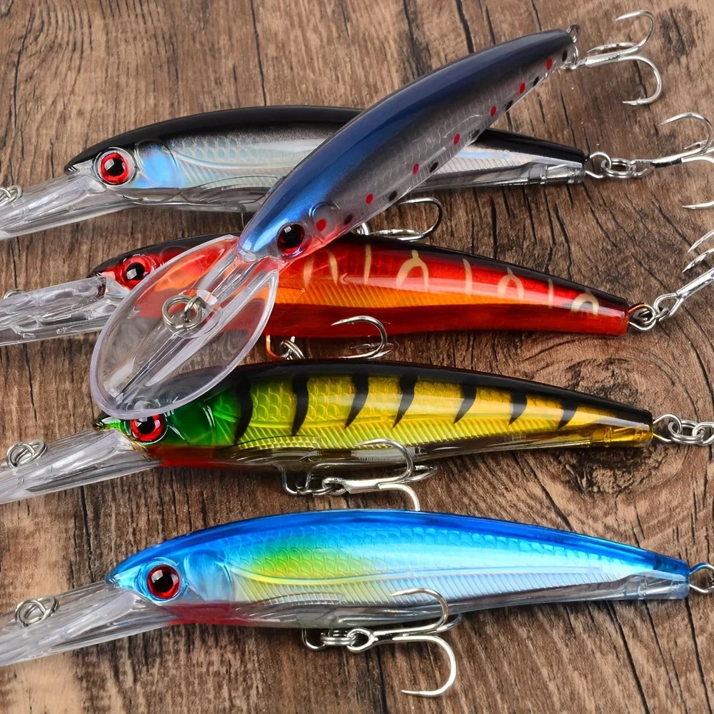 Lot De 5 Leurres De Surface Minnows 17 Cm — photo 6