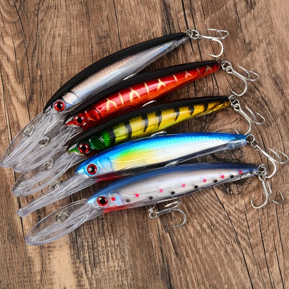 Lot De 5 Leurres De Surface Minnows 17 Cm — photo 7