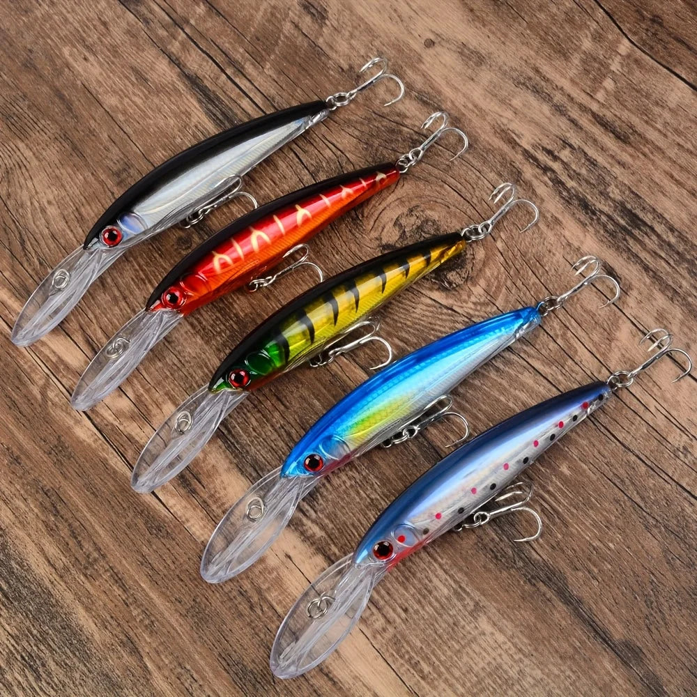 Lot De 5 Leurres De Surface Minnows 17 Cm — illustration 2 Image