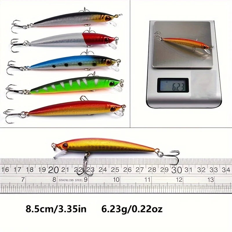 Lot De 56 Leurres De Pêche Mixtes — photo 8