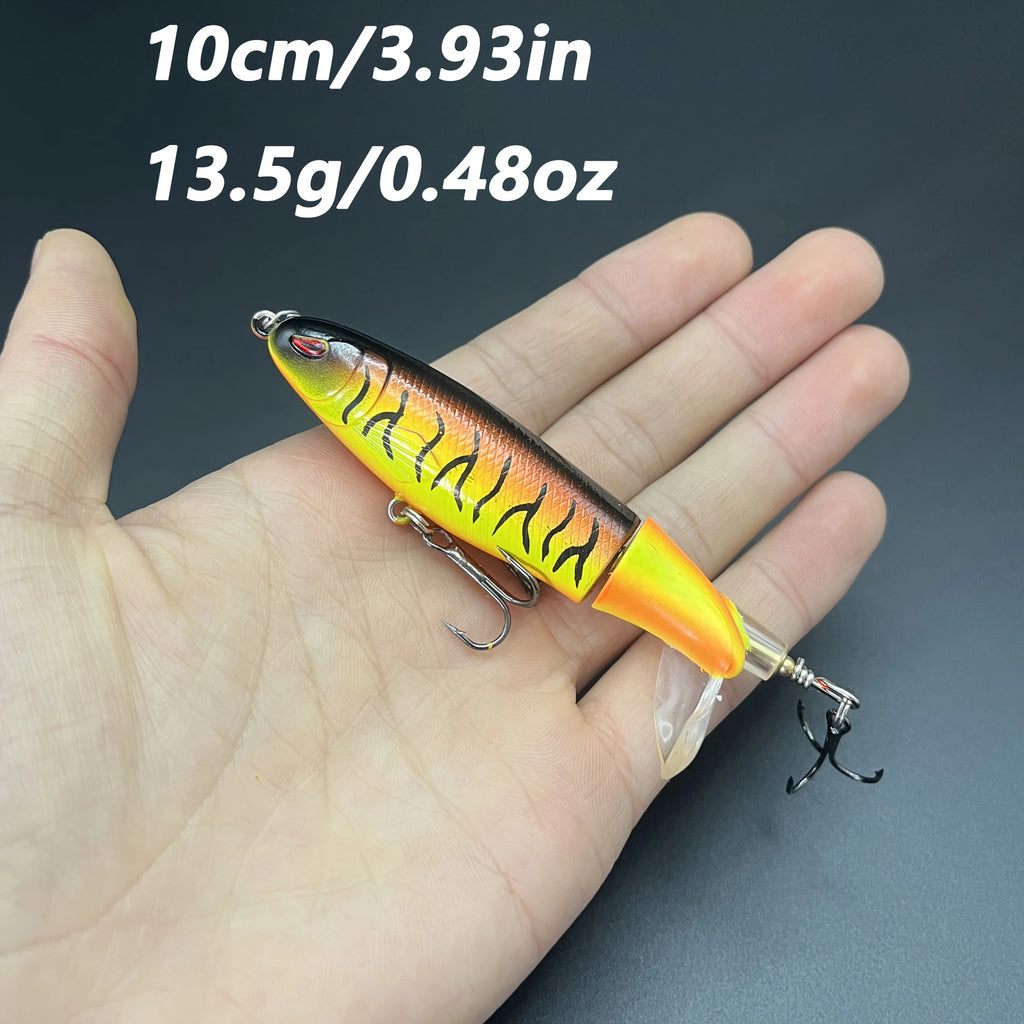 Lot De 6 Leurres Crayon À Surface Avec Queue Rotative — photo 3