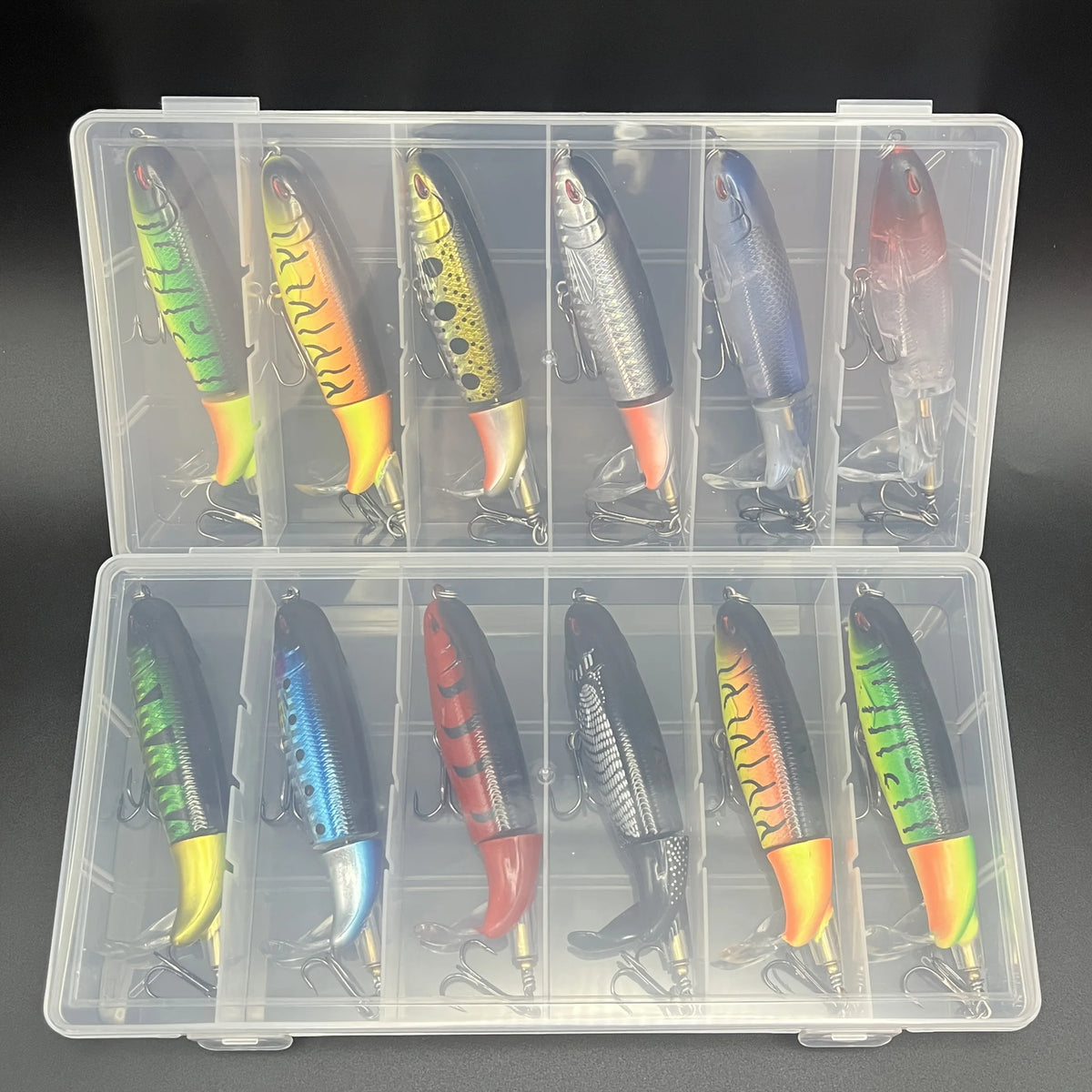 Lot De 6 Leurres Crayon À Surface Avec Queue Rotative — photo 6