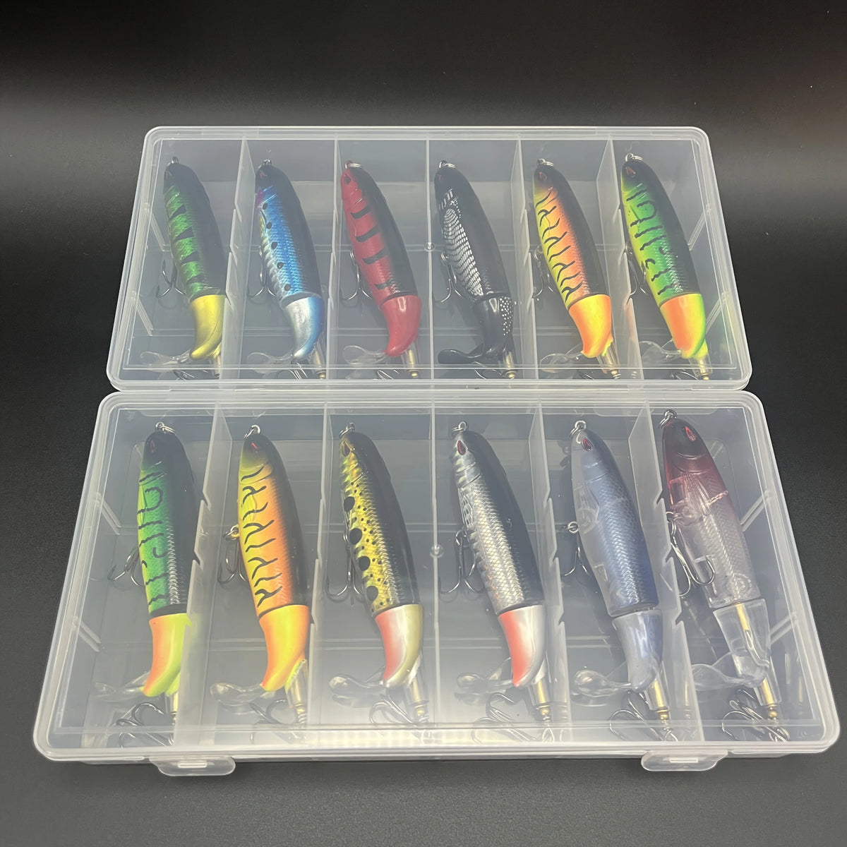 Lot De 6 Leurres Crayon À Surface Avec Queue Rotative — photo 8