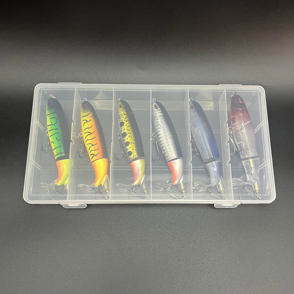 Lot De 6 Leurres Crayon À Surface Avec Queue Rotative — photo 9
