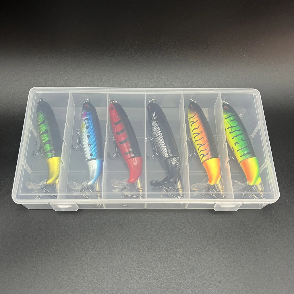 Lot De 6 Leurres Crayon À Surface Avec Queue Rotative — photo 10