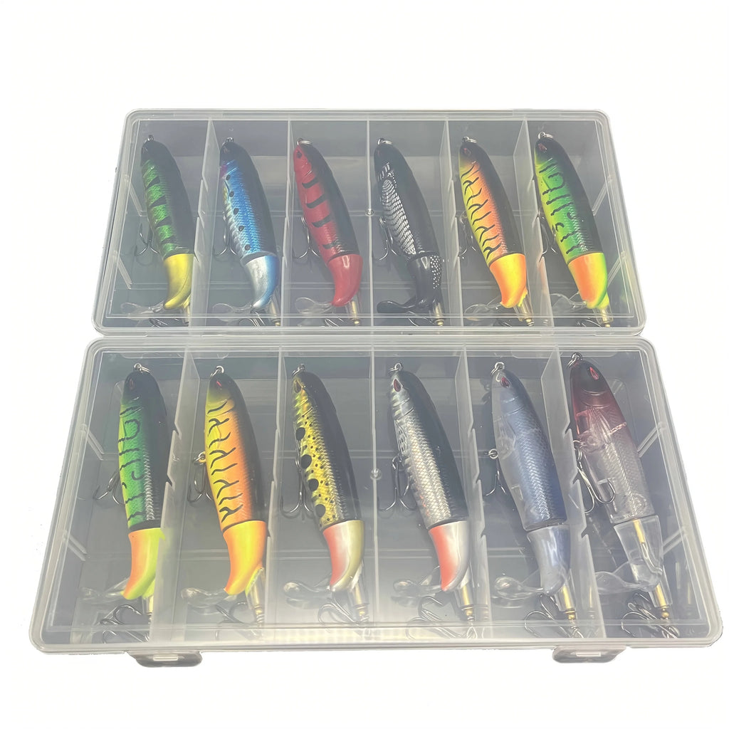 Lot De 6 Leurres De Pêche Popper Surface — photo 8