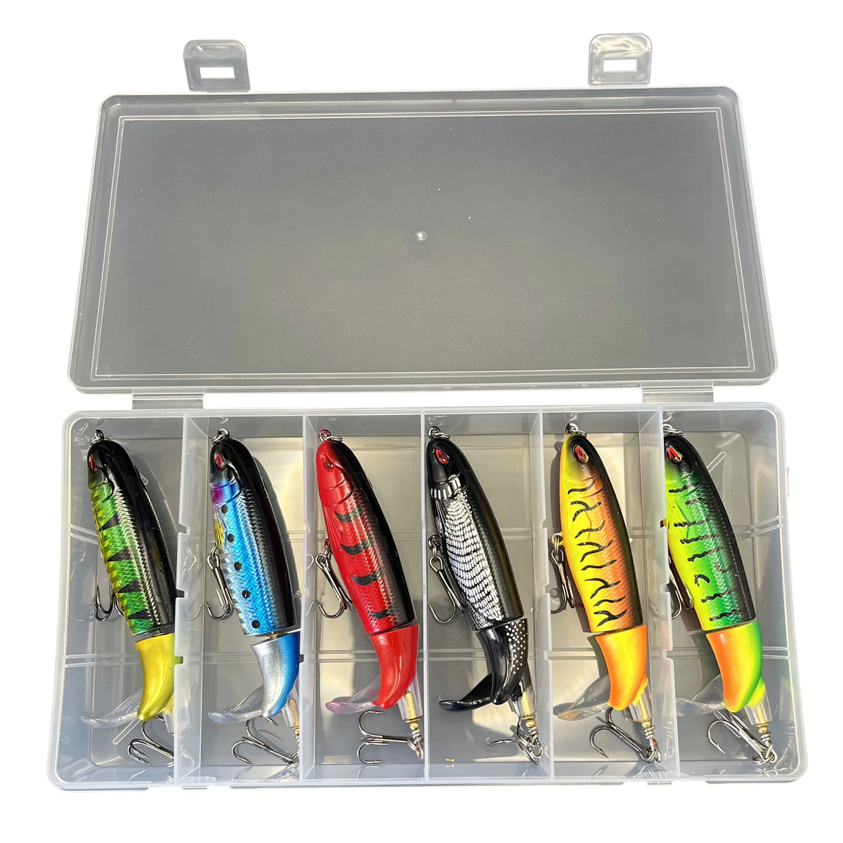 Lot De 6 Leurres De Pêche Popper Surface — photo 10