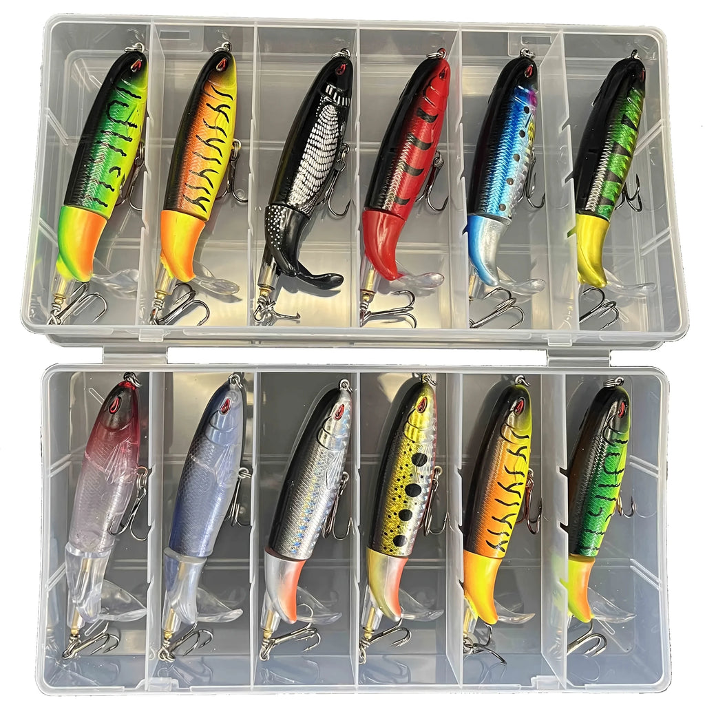 Lot De 6 Leurres De Pêche Popper Surface — photo 11
