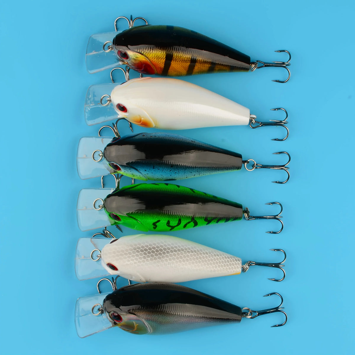 Lot De 6 Leurres Durs Minnow Flottants — photo 4