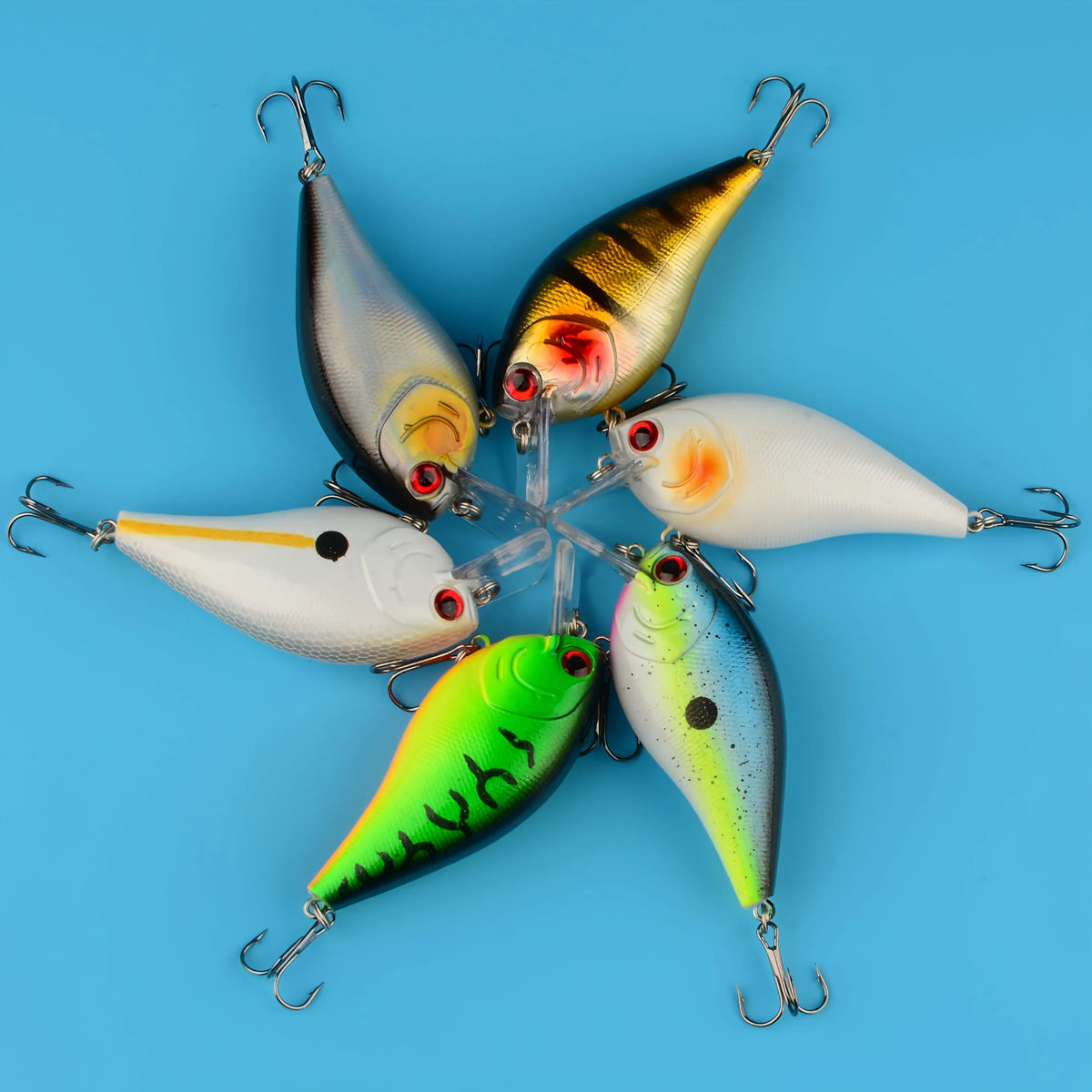 Lot De 6 Leurres Durs Minnow Flottants — photo 7