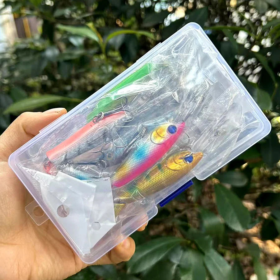 Lot De 6 Leurres Jerkbait Minnow Articulés — photo 8