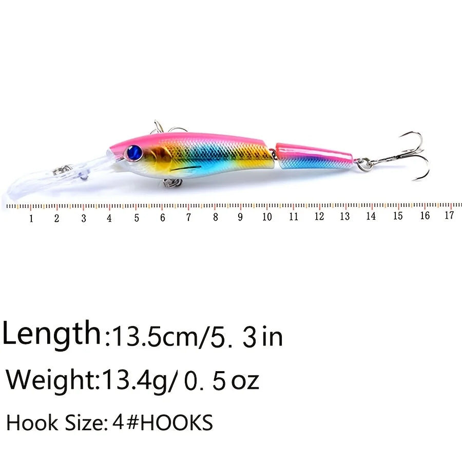 Lot De 6 Leurres Jerkbait Minnow Articulés — photo 9