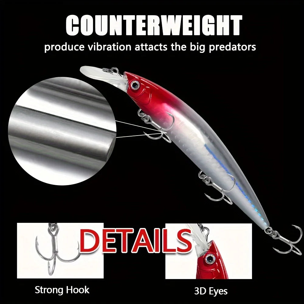 Lot de 6 Leurres Minnow Coulants pour Pêche — photo 7
