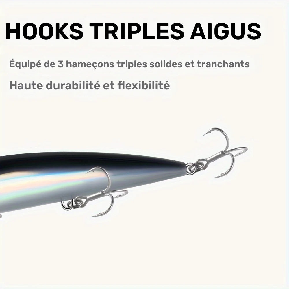 Lot de 6 Leurres Minnow Coulants pour Pêche — illustration 1 Image