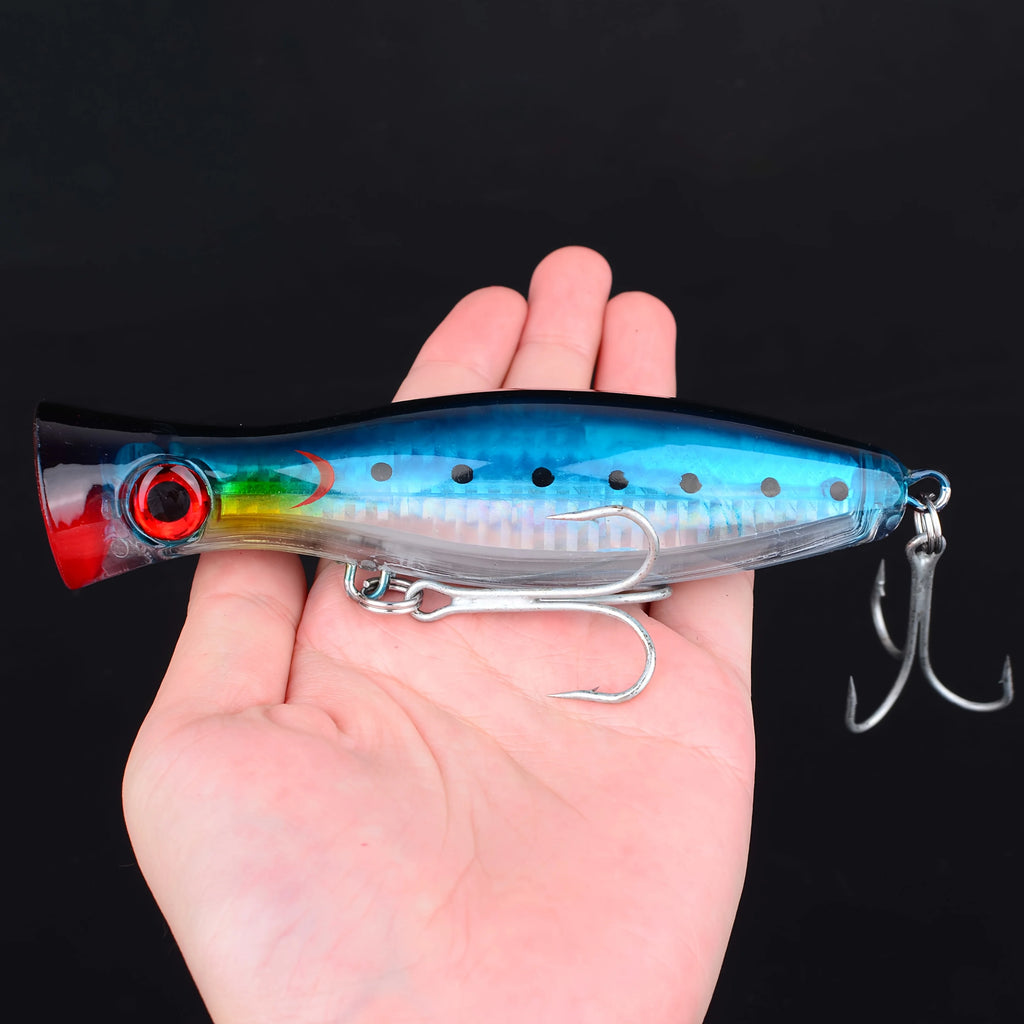 Lot de 6 Leurres Popper pour Pêche en Eau Salée — photo 9