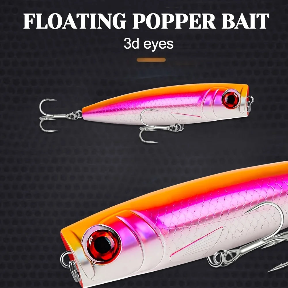 Lot De 6 Leurres Popper Topwater 59 G — illustration 2 Image