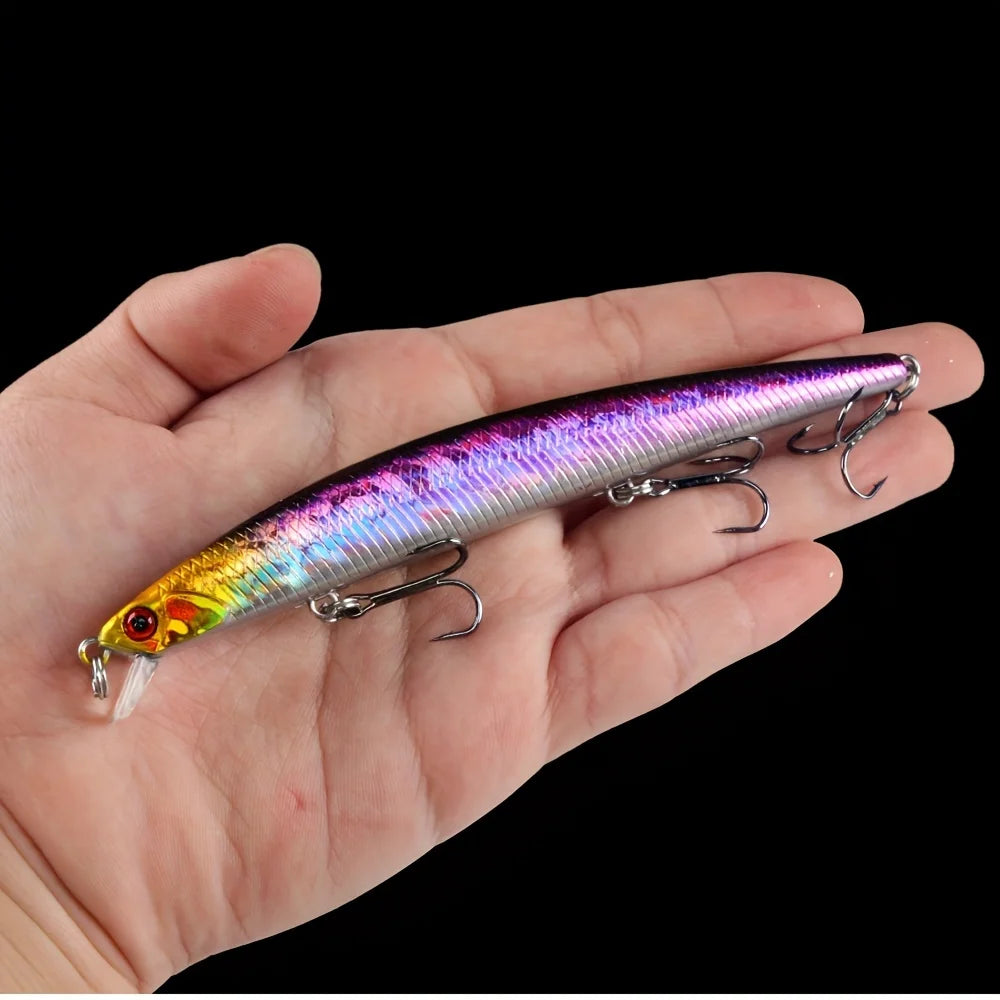 Lot De 8 Leurres Minnow Flottants À Yeux 3D — photo 5