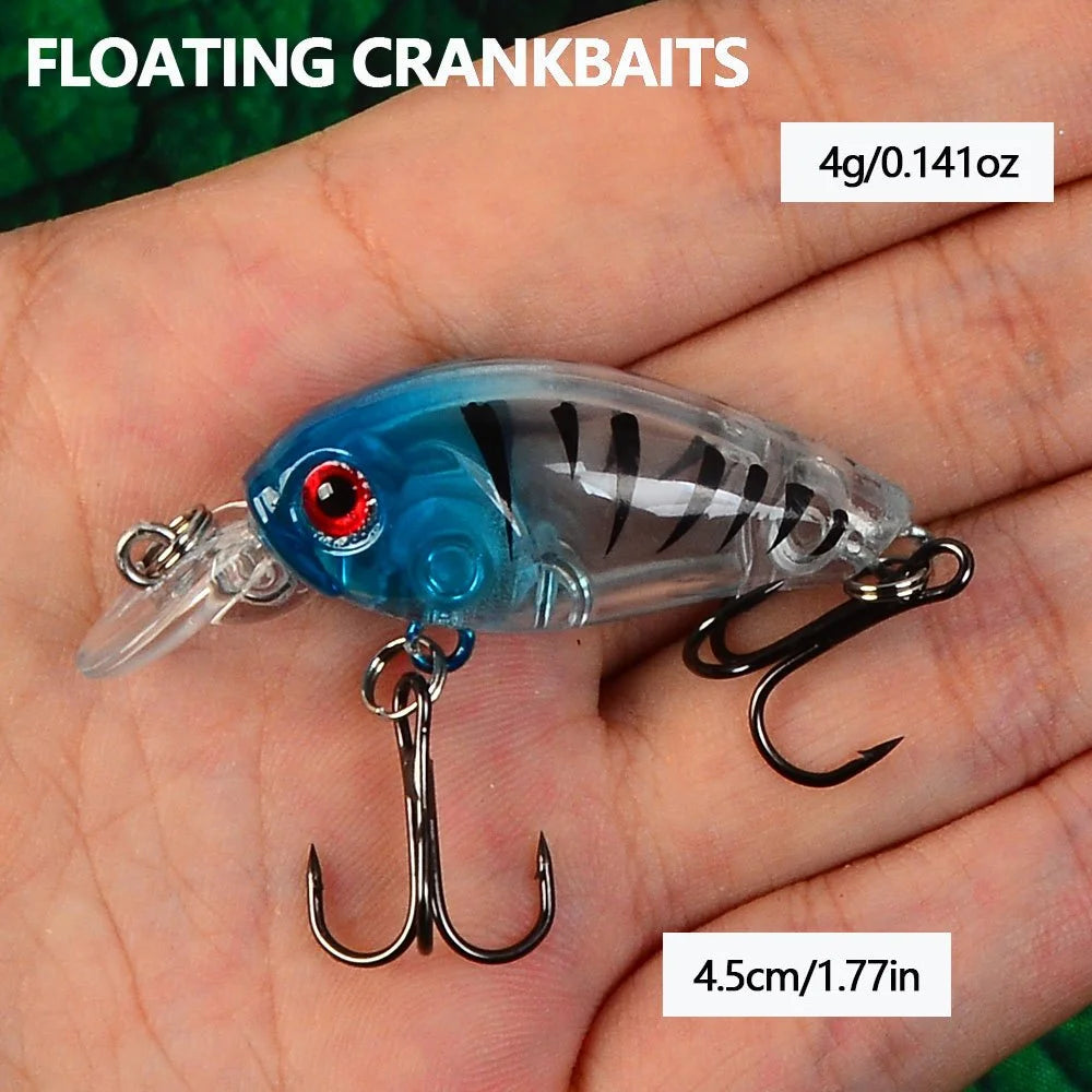Lot De 9 Leurres Flottants Minnow Pour Pêche — photo 5
