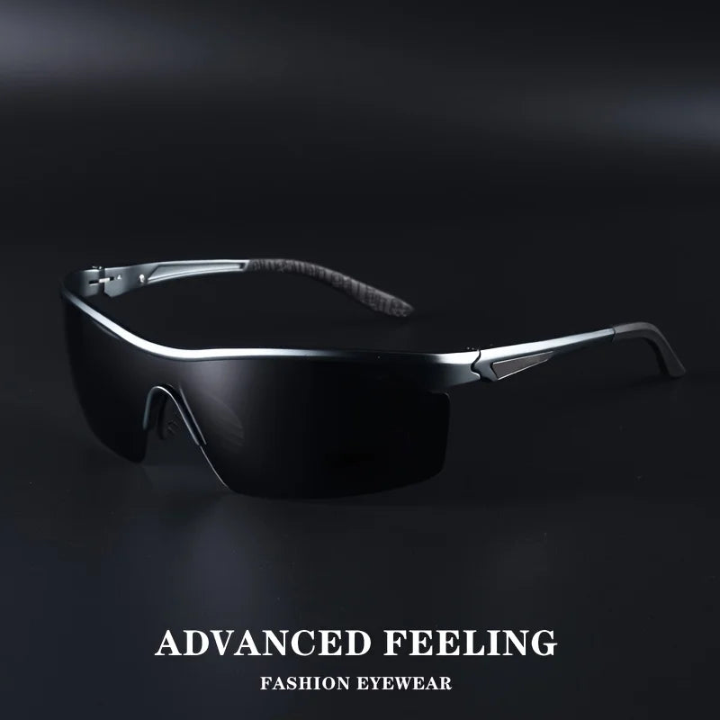Lunettes De Soleil Polarisées Cyberpunk Unisexes — Gris Pistolet