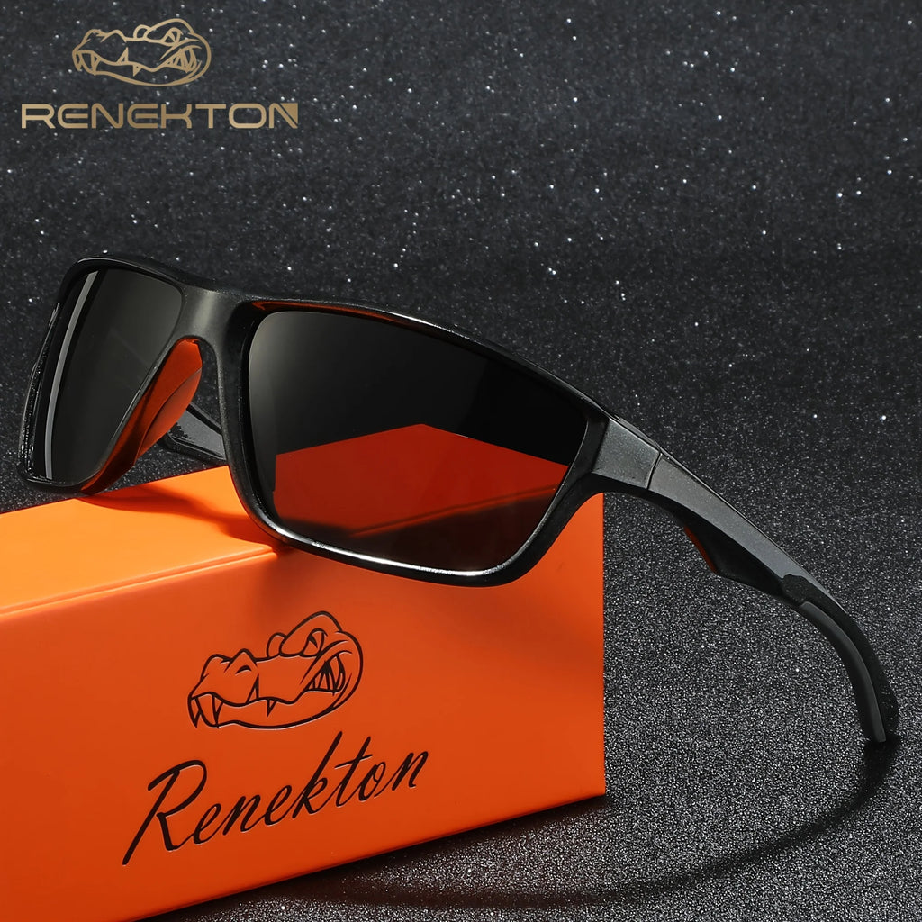 Lunettes de Soleil Polarisées Gris Dégradé pour Homme — Noir Monture Gris, photo 4