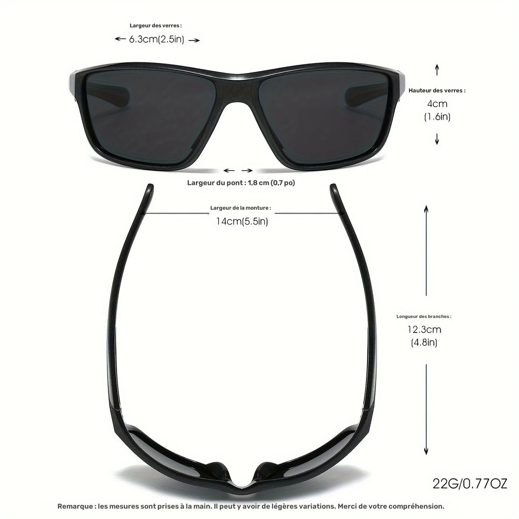 Lunettes de Soleil Polarisées Gris Dégradé pour Homme — photo 6
